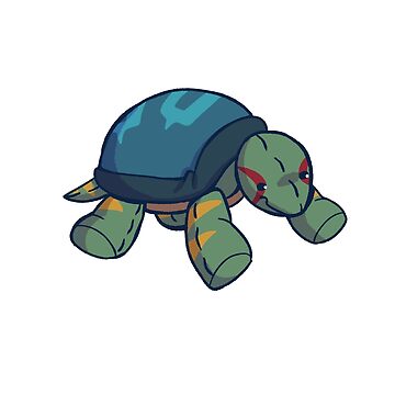 "Red Slider Turtle Plush" Sticker for Sale by EllieTubbyArt | Redbubble