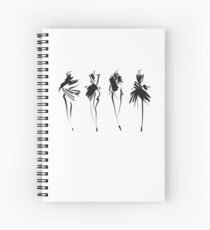 Fashion illustration Spiral Notebook