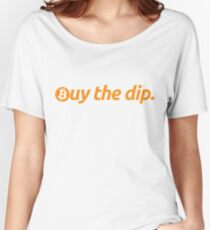 Bitcoin - Buy the dip Women's Relaxed Fit T-Shirt