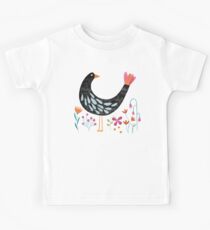 The Bird with the Fancy Tail Kids Tee