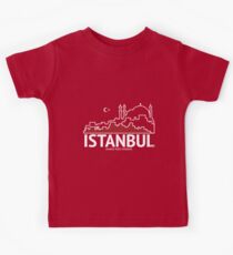 Istanbul Turkey Historical Building Kids Tee