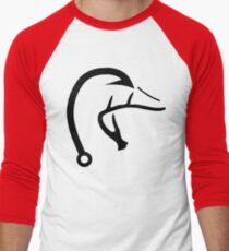 Duck Deer Hook Hunting & Fishing Men's Baseball ¾ T-Shirt