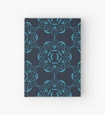 Cuaderno de tapa dura Mandala de código - Reaccionar el marco