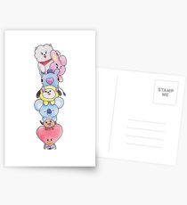 BTS BT21 Postcards