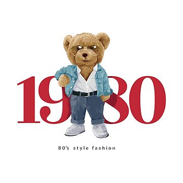 T Bear - 1980 80s Style fashion Essential T-Shirt for Sale by