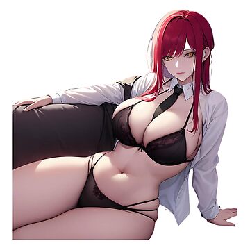 "makima waifu, makima milf, makima costplay, sexy makima, makima mommy