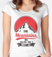Going to the Mountains is Going Home Women's Fitted Scoop T-Shirt