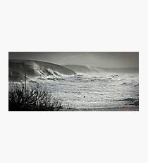 Another Storm coming to Cornwall Photographic Print