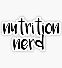Pegatina Diseño de nutrición Nerd