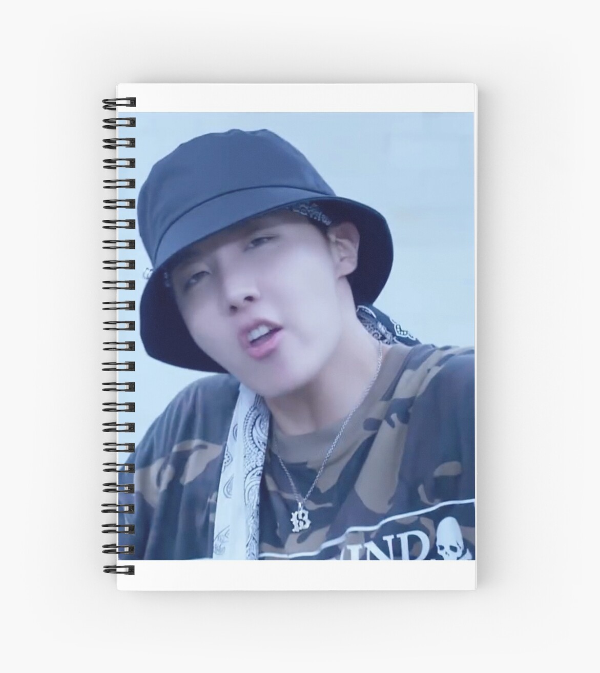 "BTS JHope Mic Drop" Spiral Notebooks by pookipsy Redbubble