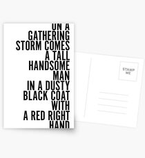 Red Right Hand - Peaky Blinders Postcards