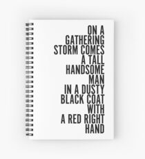 Cuaderno de espiral Mano derecha roja - Peaky Blinders