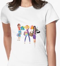 Fashion girls Women's Fitted T-Shirt