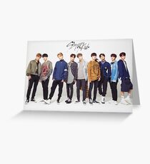 stray kids kpop Greeting Card
