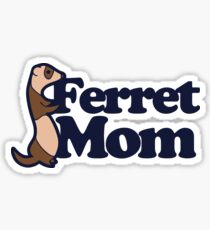 Pegatina Ferret mamá