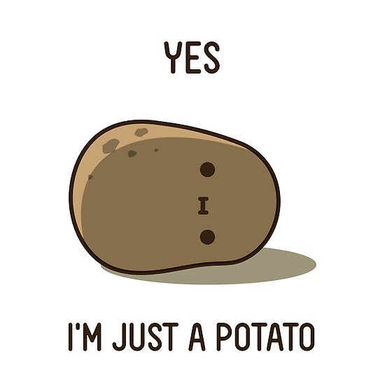 "Cute Potato" Posters by clgtart | Redbubble