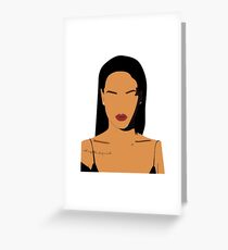 Rihanna. Greeting Card