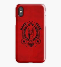 Hard rock red iPhone Case