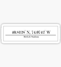 MetLife Stadium - New York Giants - New York Jets Sticker
