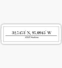 AT&T Stadium - Dallas Cowboys Sticker