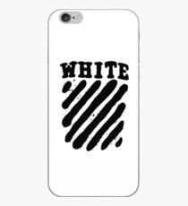 Off White Grunge Black iPhone Case
