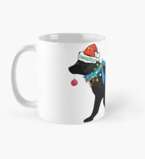 Black Lab Naughty Christmas Dog Mug