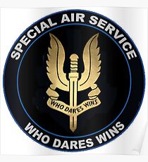 Special Air Service Logo Poster