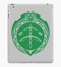 Grüner Löwe Celtic iPad-Hülle & Klebefolie