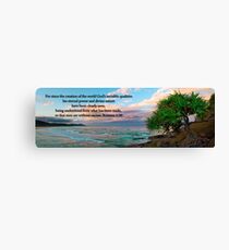 Romans 1:20 Canvas Print