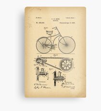 1890 Patent Bicycle Metal Print
