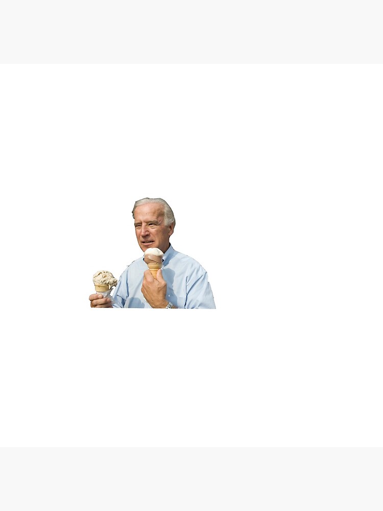 "Joe Biden Eating Ice Cream" Clock by joannak9 | Redbubble