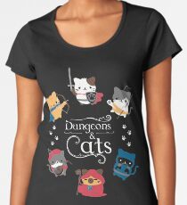 Dungeons and Cats Women's Premium T-Shirt