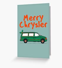 Merry Chrysler Greeting Card