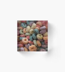 Froot Loops Acrylic Block
