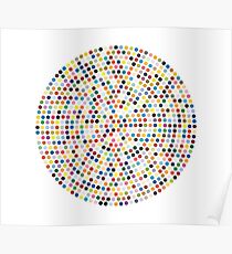 Damien Hirst inspiriert Punkt Explosion Poster