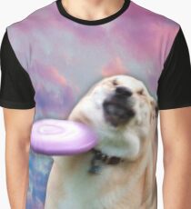 Frisbee Doge Grafik T-Shirt