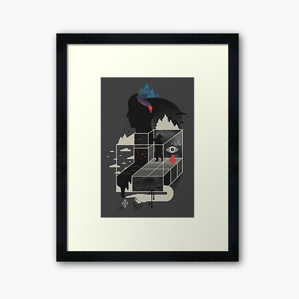 Lucid Screaming Framed Art Print