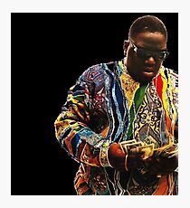 Biggie zählt Dollar Fotodruck