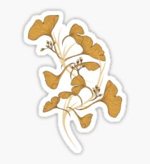 Gingko, Golden Life Sticker