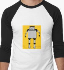 Sketchy Robot Baseball ¾ Sleeve T-Shirt