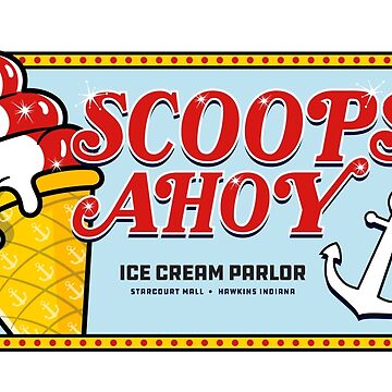 Artwork thumbnail, Stranger Things - Scoops Ahoy! Ice Cream Parlor Variant by Purakushi