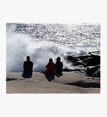 Three with the Ocean Photographic Print