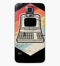 Vintage Retro Computer Icon | Computer Nerd Design Case/Skin for Samsung Galaxy