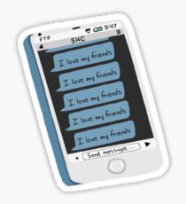 i LOVE my FRIENDS Sticker