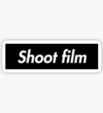 Shoot film box logo Sticker