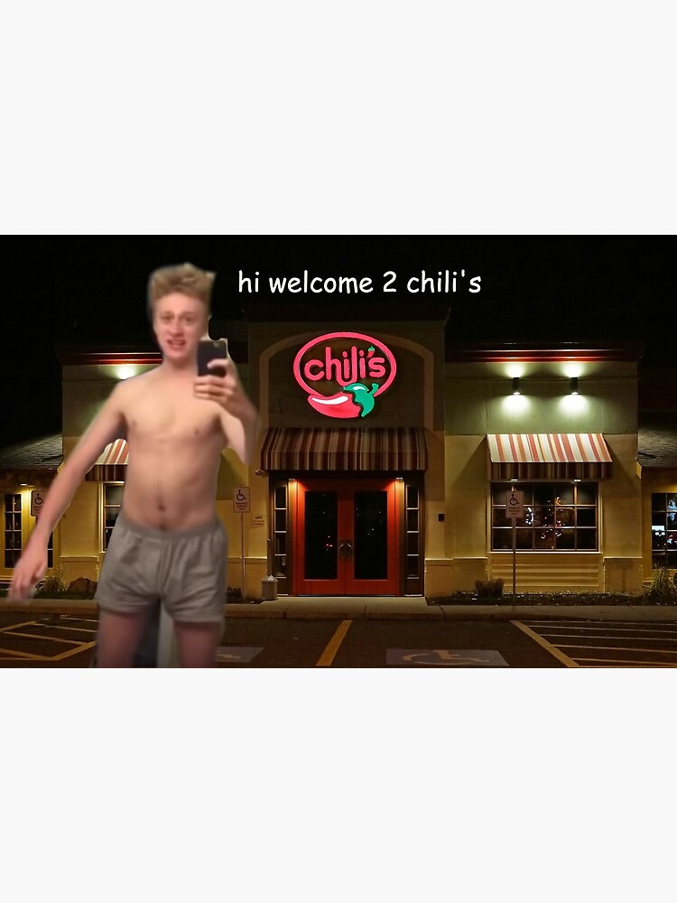 "hi to chili's " Canvas Print by dancingmandy96 Redbubble