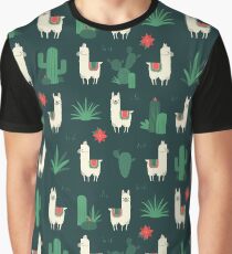 Fleece Navidad & Cactus Graphic T-Shirt