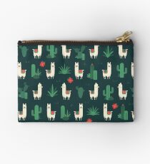 Fleece Navidad & Cactus Studio Pouch