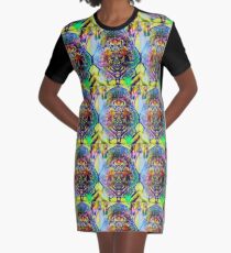Psytrance Incarnation Graphic T-Shirt Dress