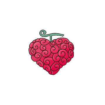 One Piece Heart Devil Fruit Pixel Art (Ope Ope) Sticker for Sale by  SnailKisses